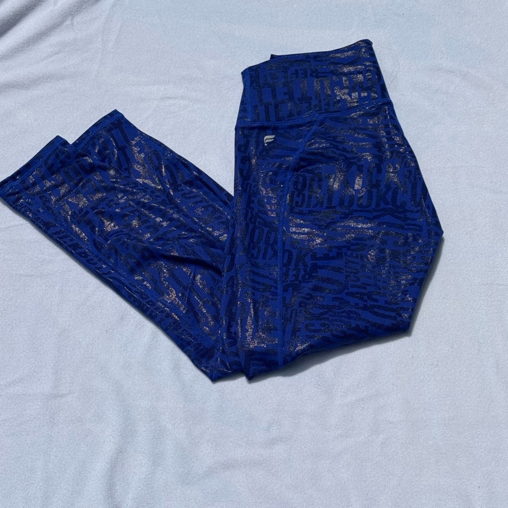 FABLETICS Blue Patterned Leggings